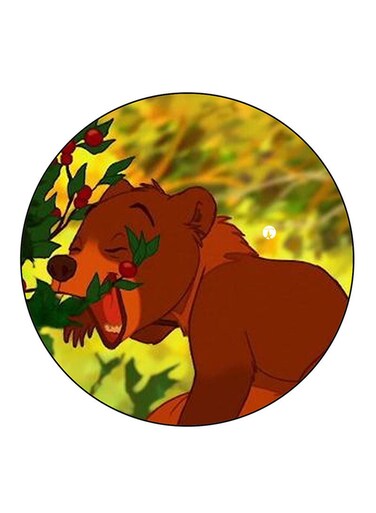 Disney Printed Fridge Magnet Round Multicolour