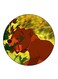 Disney Printed Fridge Magnet Round Multicolour