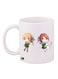 Anime Digimon Mug White/Green/Orange 11ounce