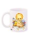 Little Baby Printed Coffee Mug White/Beige/Yellow 11ounce
