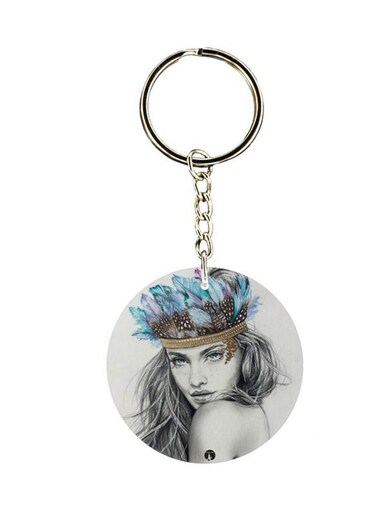 Cartoon Printed Keychain