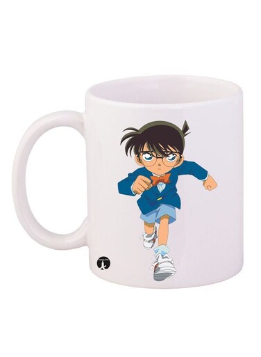 Anime Detective Conan Mug White/Blue/Black 11ounce