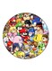 Video Game Super Smash Bros Printed Fridge Magnet Multicolour