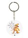 Anime Digimon Double Side Printed Keychain