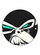Cartoon Printed Fridge Magnet Black/White/Green 5.5cm
