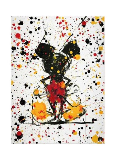 Metal Plate Of Disney Poster Multicolour