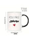 You Are Beautiful" Ceramic Coffee Mug in black