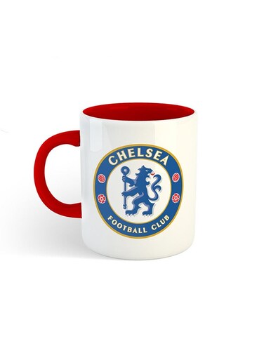 Sport Club Printed Mug White/Red