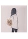 Girl Animation Hidden Frame Canvas Wall Painting Pink/Black/Green 50 x 50cm