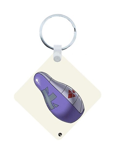 Digimon Anime Wooden Keychain