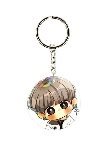 Cartoon Character Printed Keychain