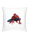 Spider Man Printed Decorative Cushion White/Blue/Red 16x16inch