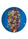 Random Things Printed Fridge Magnet Multicolour