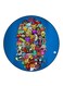 Random Things Printed Fridge Magnet Multicolour