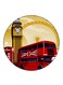 London Printed Fridge Magnet Multicolour