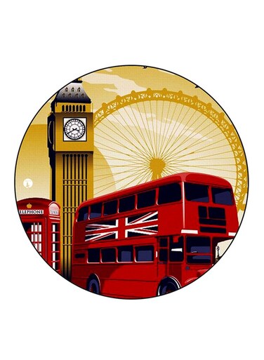 London Printed Fridge Magnet Multicolour