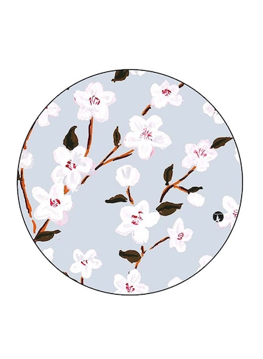 Flower Printed Fridge Magnet Multicolour 5.5 x 5.5cm