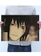 Anime Naruto Sasuke Blood Wheel Decorative Poster Multicolour 50 x 35cm