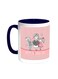 Happy Mother's Day Printed Coffee Mug Blue/White 11ounce