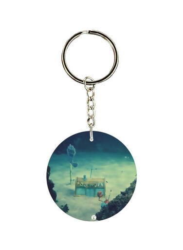 Double Sided Cartoon Printed Keychain