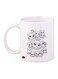 Anime Hamtaro Printed Mug White/Black