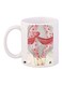 Printed Coffee Mug White/Pink 11ounce