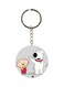 Cartoon Printed Dual Sided Keychain