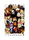 Printed Fridge Magnet Multicolour 8.5cm