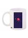 Planet Printed Coffee Mug White/Blue/Red