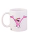 The Pink Panther Printed Coffee Mug White/Pink 11ounce