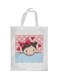 Little Girl Printed Shopping Bag White