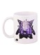 Printed Ceramic Cup White/Purple/Black