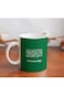 Coffee Mug with Arabic Calligraphy &amp; Double-Sided Green Design with Flag of Suadi Arabia