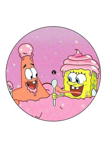 Spongebob Printed Fridge Magnet Multicolour