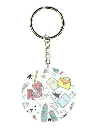 Random Things Printed Keychain