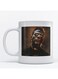 Burning Man Printed Mug White/Brown/Grey