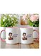 Funny Arabic Coffee Mug - 11oz Cup with Laughing Character in color pink