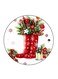 Flower Printed Fridge Magnet Multicolour 5.5 x 5.5cm