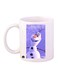 Frozen Printed Coffee Mug White/Blue