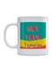 Not Your Business Printed Mug White/Green/Yellow