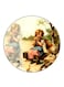 Vintage Art Printed Fridge Magnet Multicolour