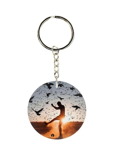 Double Side Printed Keychain