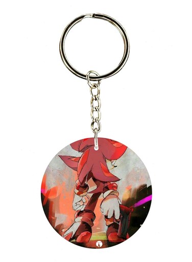 Sonic Double Side Printed Keychain