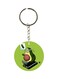 Avocado Cartoon Printed Keychain