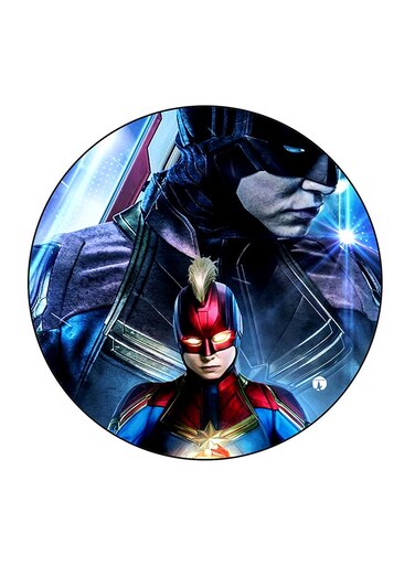 Captain Marvel Printed Fridge Magnet Multicolour