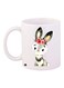 Bunny Printed Coffee Mug White/Grey/Block