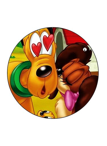 Disney Dog Printed Fridge Magnet Multicolour 5.5 x 5.5cm