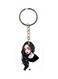 Cartoon Girl Printed Double Sided Keychain