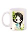 Cartoon Printed Coffee Mug White/Black/Blue 11ounce