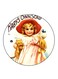 Vintage Art Printed Fridge Magnet Multicolour